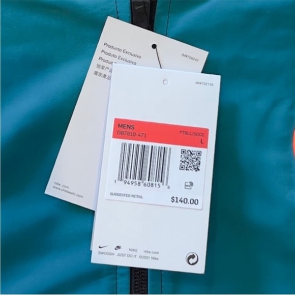 NIKE X CHELSEA 2021/22 MEN'S 196 UEFA CHAMPIONS LEAGUE JACKET - Picture 3 of 10